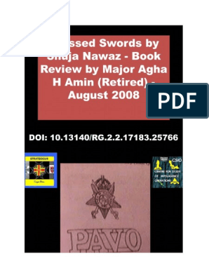 crossed swords shuja nawaz pdf
